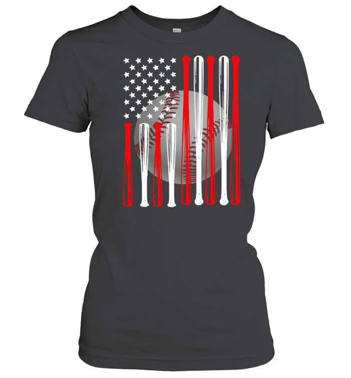 Baseball American Flag shirt Classic Women's T-shirt