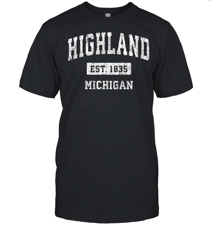 Highland Michigan EST 1835 shirt