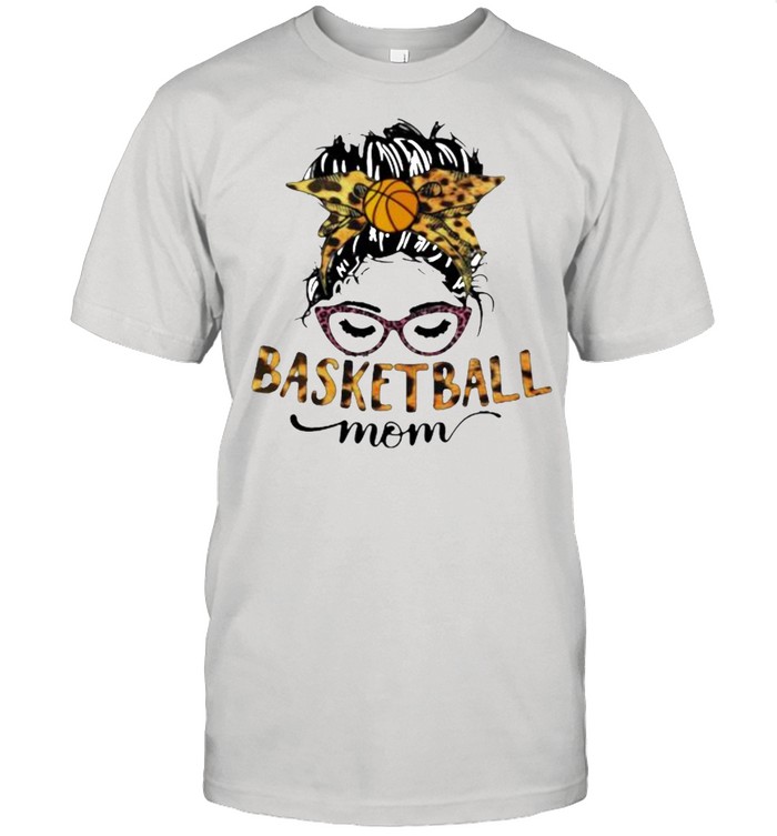 Basketball Mom Lepoard Shirt