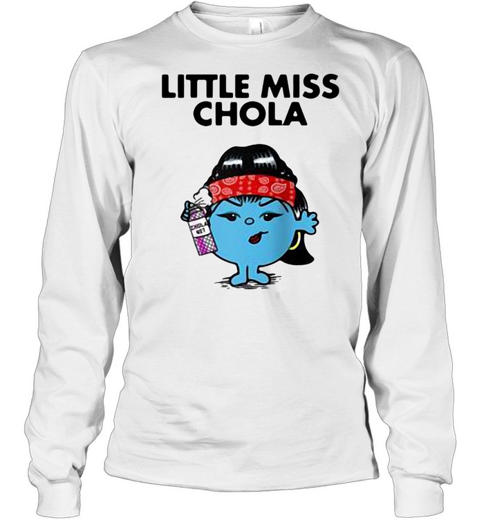 Miss Chola Old School Throwback Latinx  Long Sleeved T-shirt
